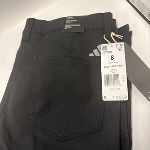 Adidas Women's Size 8 Ultimate 365 Twistweave 5 Pocket Golf Pants Black JE7396